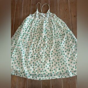 Paisley Magic White Star Print Sundress - Spaghetti Strap